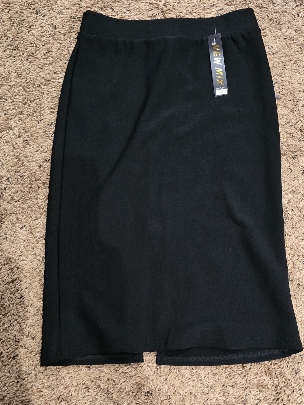New Mix Black Pencil Skirt -
